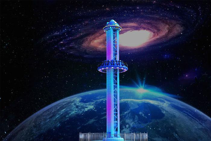 10M drop tower ride manufacture
