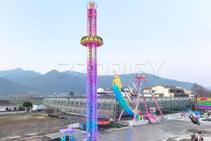 25M drop tower ride supplier