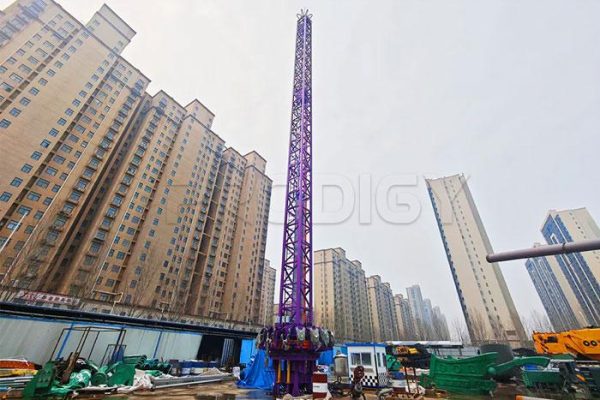 38M drop tower ride manufacture