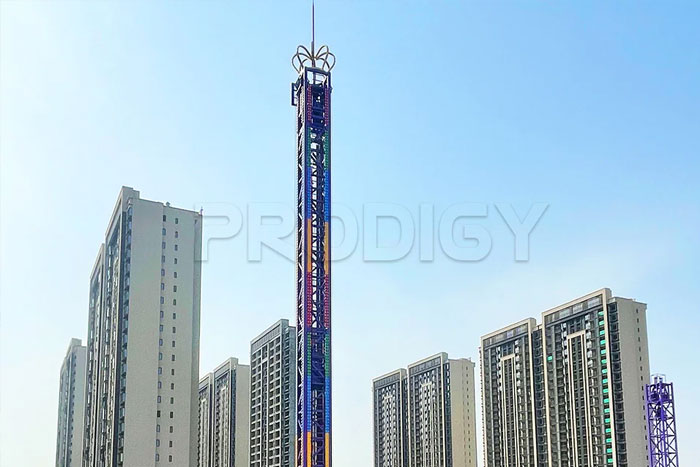 38M drop tower amusement ride