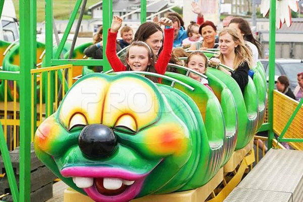 Fruit Worm Roller Coaster amusement ride
