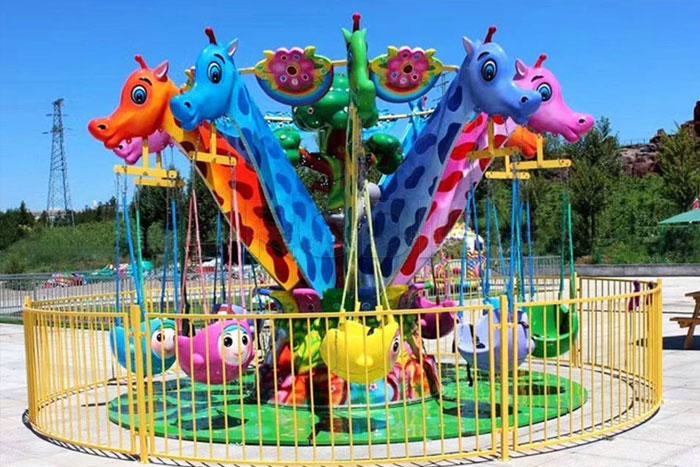 Giraffe Flying Chair Amusement Ride