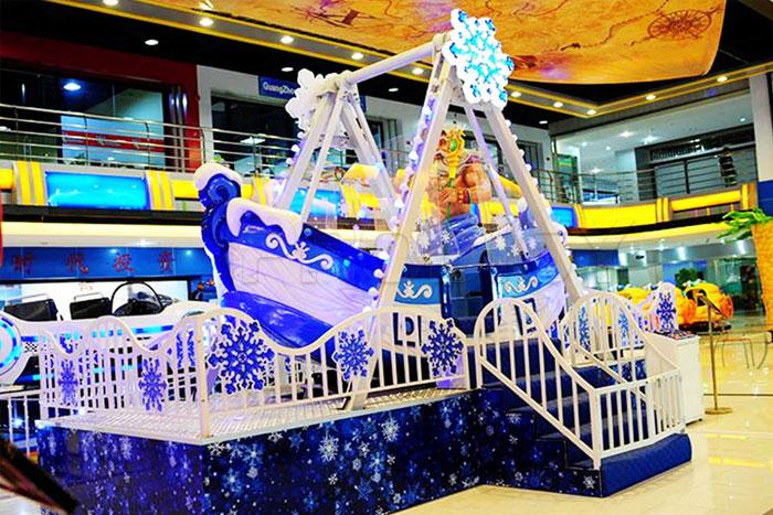 Ice Snow Mini Pirate Ship Amusement Ride