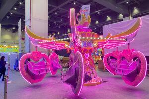 Love themed Music Flying Chair Amusement Equipment factory