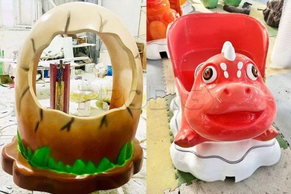 Jurassic Roller Coaster Amusement Ride