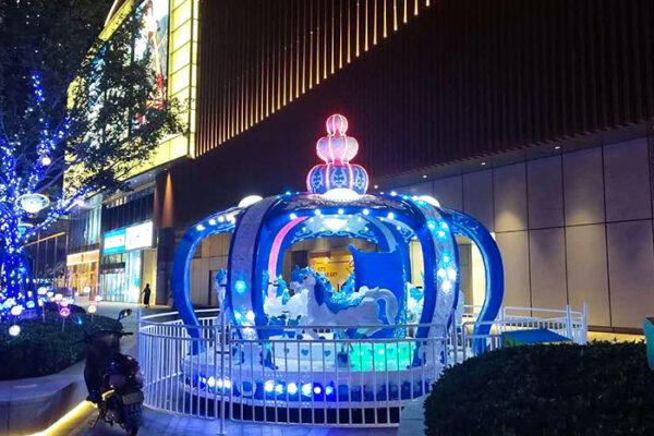 ice snow carousel rides