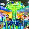 kids mini sky drop tower amusement ride