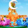 monkey king playing water ride