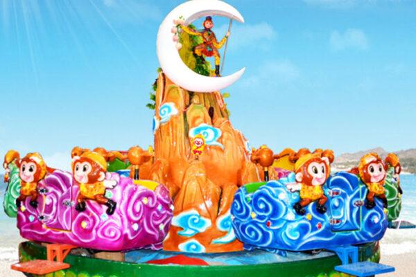 monkey king playing water ride monkey king playing water ride