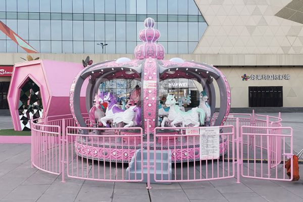 12-seat-crown-carousel-on-the-mall-playground 12 seat crown carousel on the mall playground
