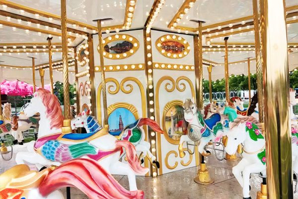 24 seat European Style Luxury Carousel detail 24 seat European Style Luxury Carousel detail