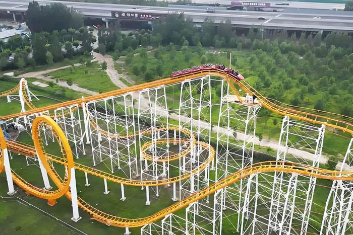 Four Loops Roller Coaster for Sale